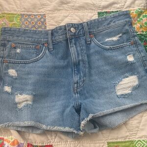 Maxwell Denim Distressed Women Shorts